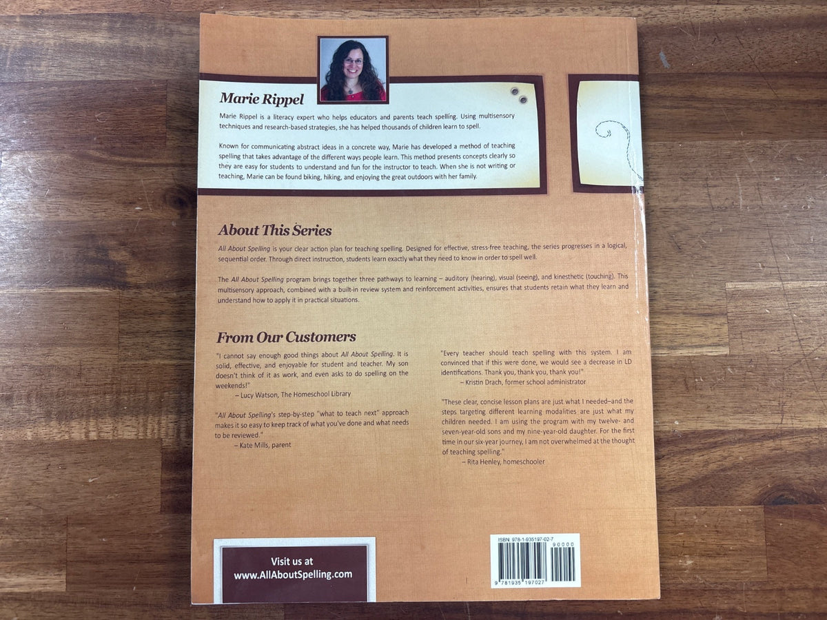 All About Spelling - Level 4 - Teacher's Manual w/ Extras — Good