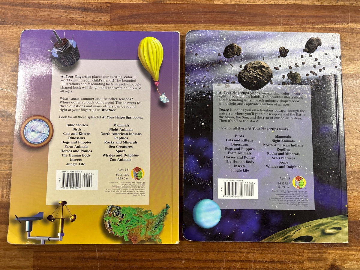 Weather & Space at Your Fingertips Board Books Set — photo 2 of 2