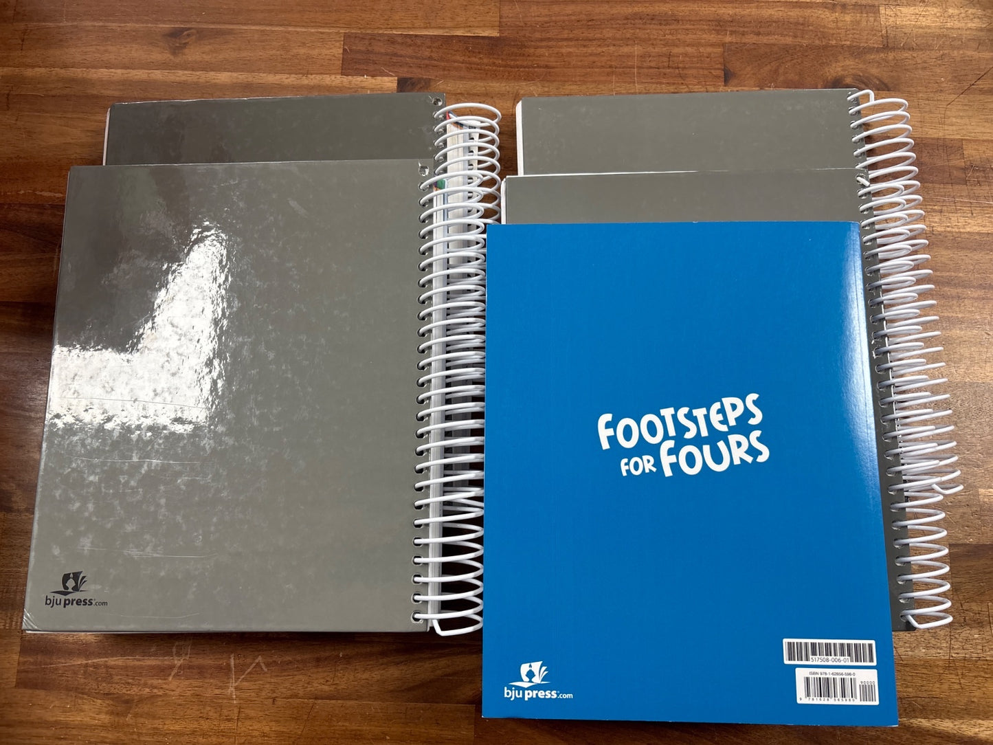 BJU Footsteps for Fours 3rd Ed Teacher Parts 1-4 SET (Like New)