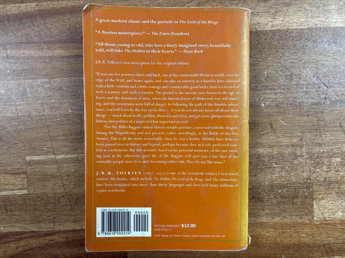 The Hobbit by J.R.R. Tolkien Paperback - Alan Lee Cover — photo 2 of 2