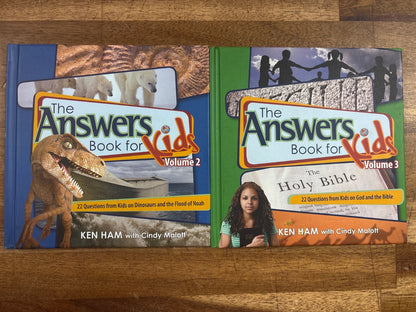 The Answers Book for Kids Volumes 2-6 Ken Ham Set
