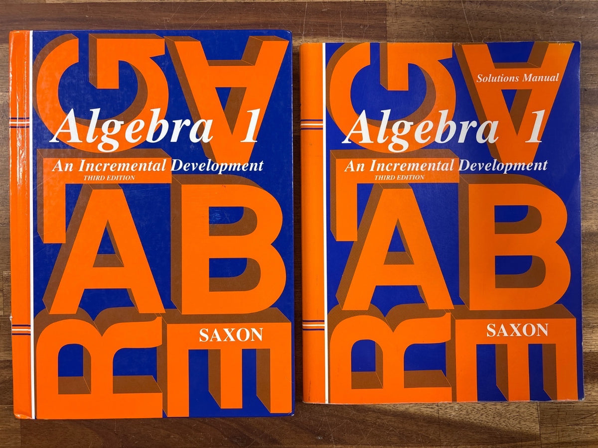Saxon Algebra 1 3rd Edition Homeschool Curriculum Set — photo 2 of 5