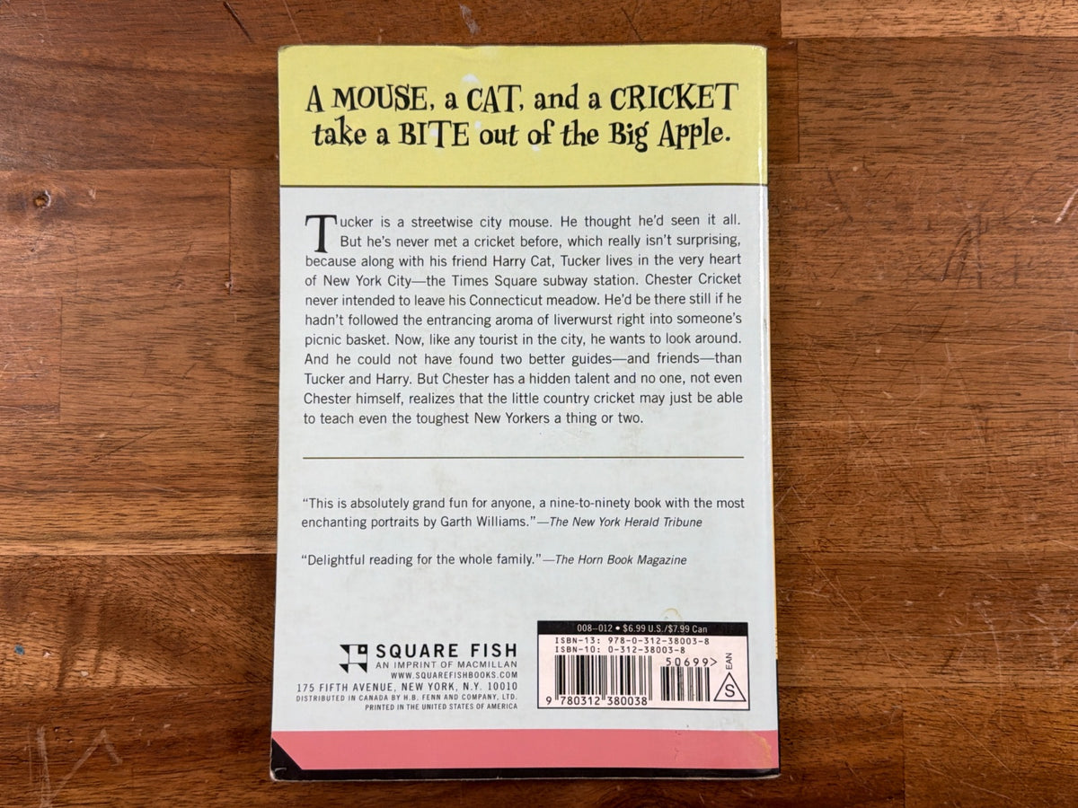 The Cricket in Times Square by George Selden - Newbery