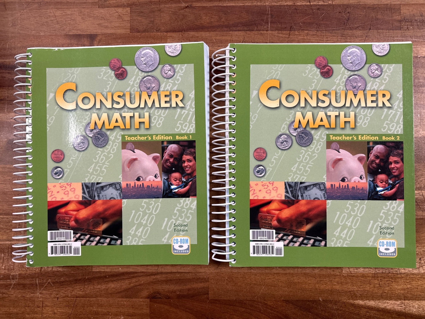 BJU Press Consumer Math 2nd Ed Set: Teacher Books 1&2, Test