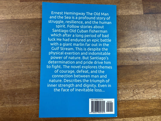 The Old Man and the Sea by Ernest Hemingway Paperback — photo 2 of 2