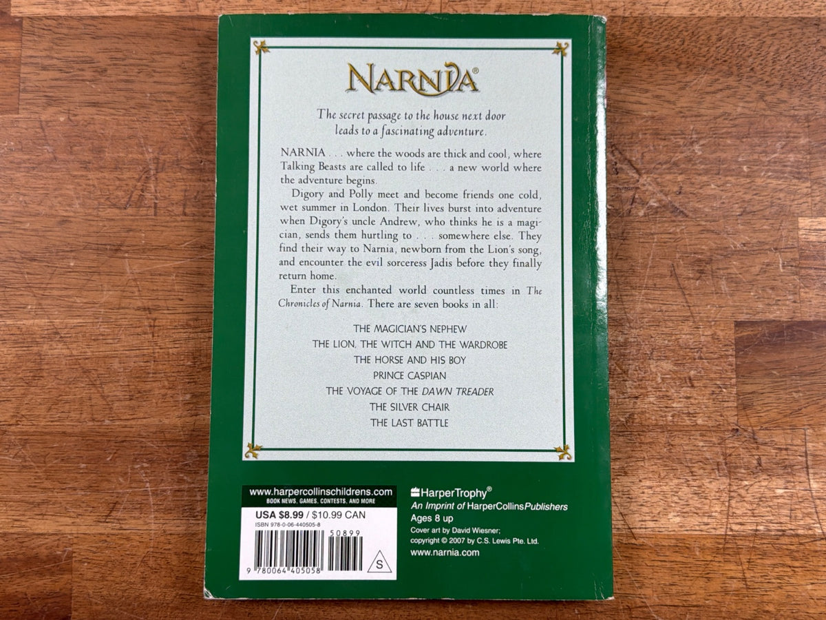 The Magician's Nephew Chronicles of Narnia C.S. Lewis