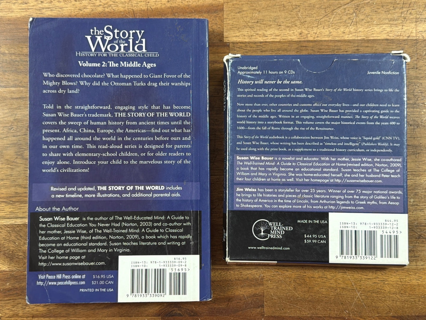 Story of the World Vol 2 Middle Ages Book & Audiobook Set