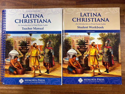 Latina Christiana 4th Ed Teacher, Workbook, DVD Set