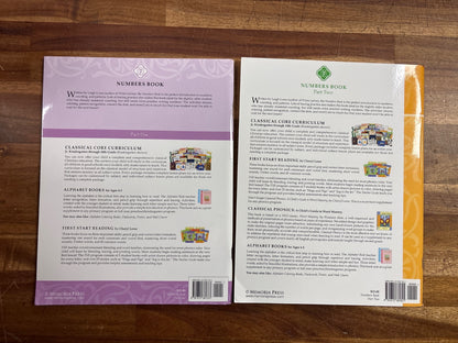 Memoria Press Numbers Book Part One & Two by Leigh Lowe