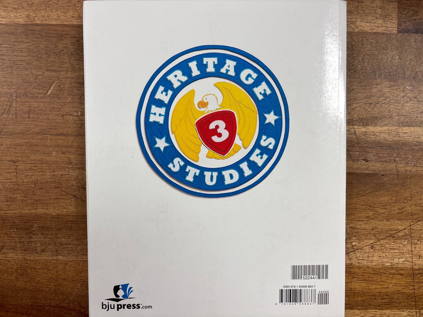 BJU Press Heritage Studies 3 Student Text & Tests Key 3rd Ed