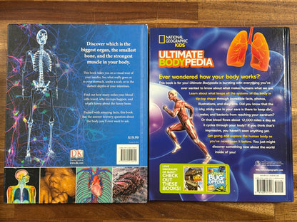 DK Human Body Encyclopedia & NatGeo Ultimate Bodypedia Set