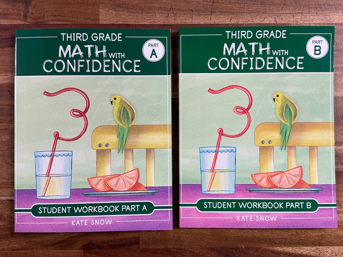 Third Grade Math with Confidence Set - Guide & Workbooks a/B — photo 2 of 5