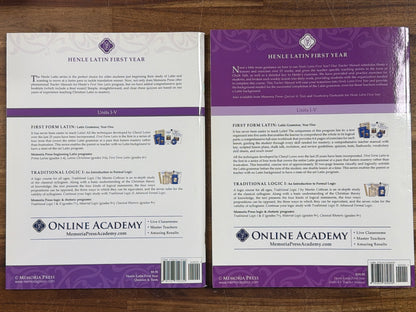 Henle Latin First Year Units I-V Teacher Manual & Tests