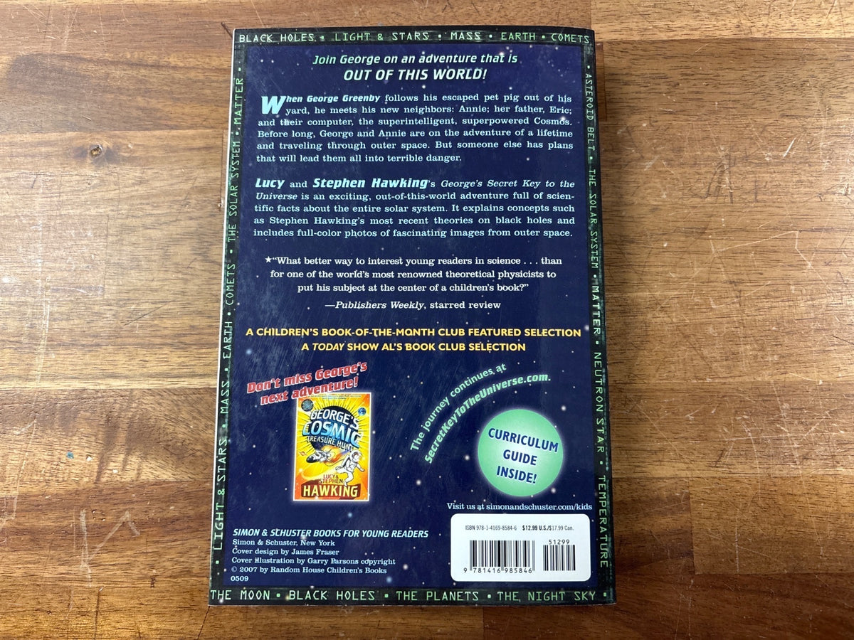 George's Secret Key to the Universe by Lucy & Stephen Hawking — photo 2 of 2