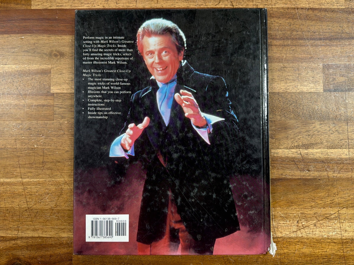 Mark Wilson's Greatest Close-Up Magic Tricks Hardcover
