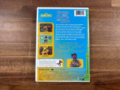 Sesame Street Guess That Shape and Color DVD