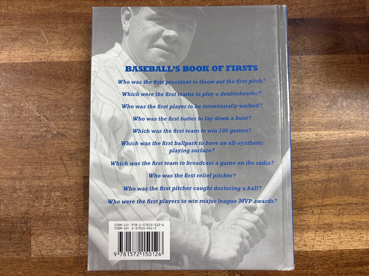 Baseball's Book of Firsts by Lloyd Johnson Hardcover