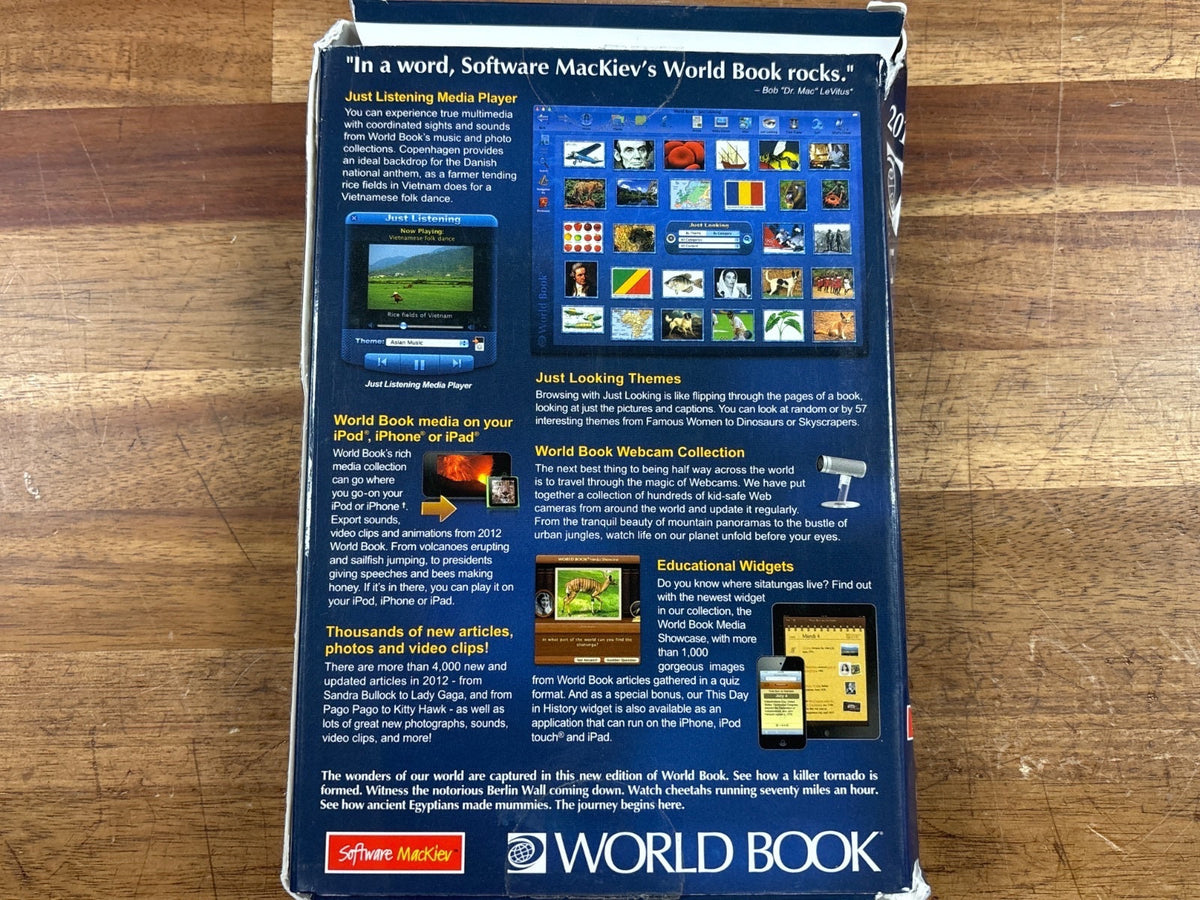 World Book 2012 Encyclopedia Software - PC/Mac New Edition
