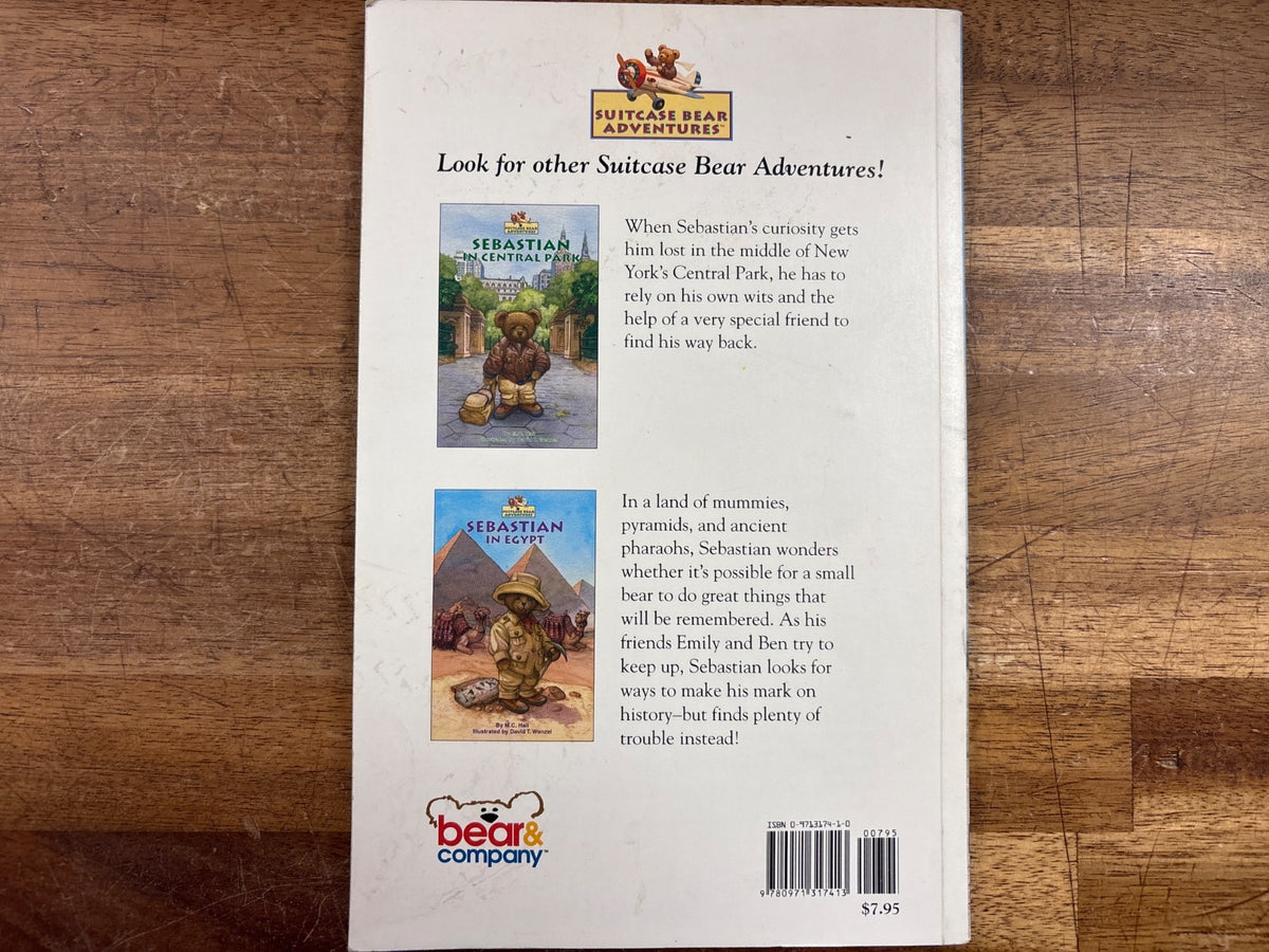 Sebastian at the Tower of London - Suitcase Bear Adventures