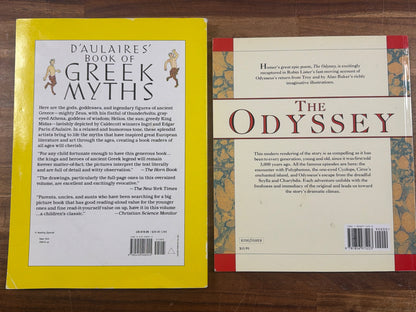 D'Aulaires' Greek Myths & the Odyssey - Homeschool Book Set