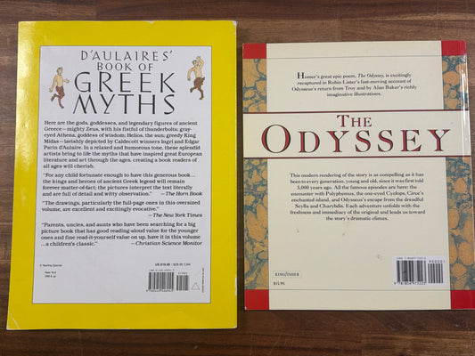 D'Aulaires' Greek Myths & the Odyssey - Homeschool Book Set