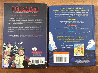 I Survived Sinking of Titanic 1912 Graphic Novel & Escape Titanic