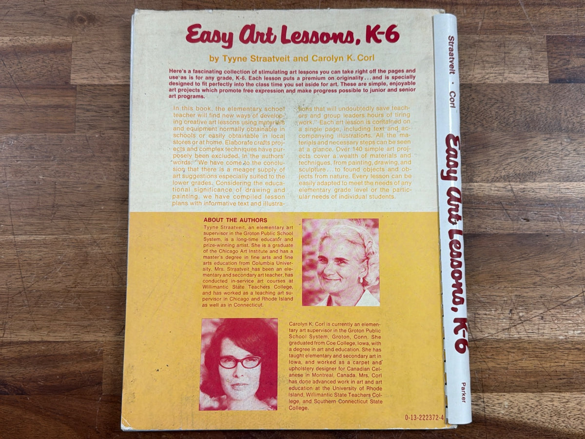 Easy Art Lessons K-6 Ready-to-Use Teacher Art Curriculum