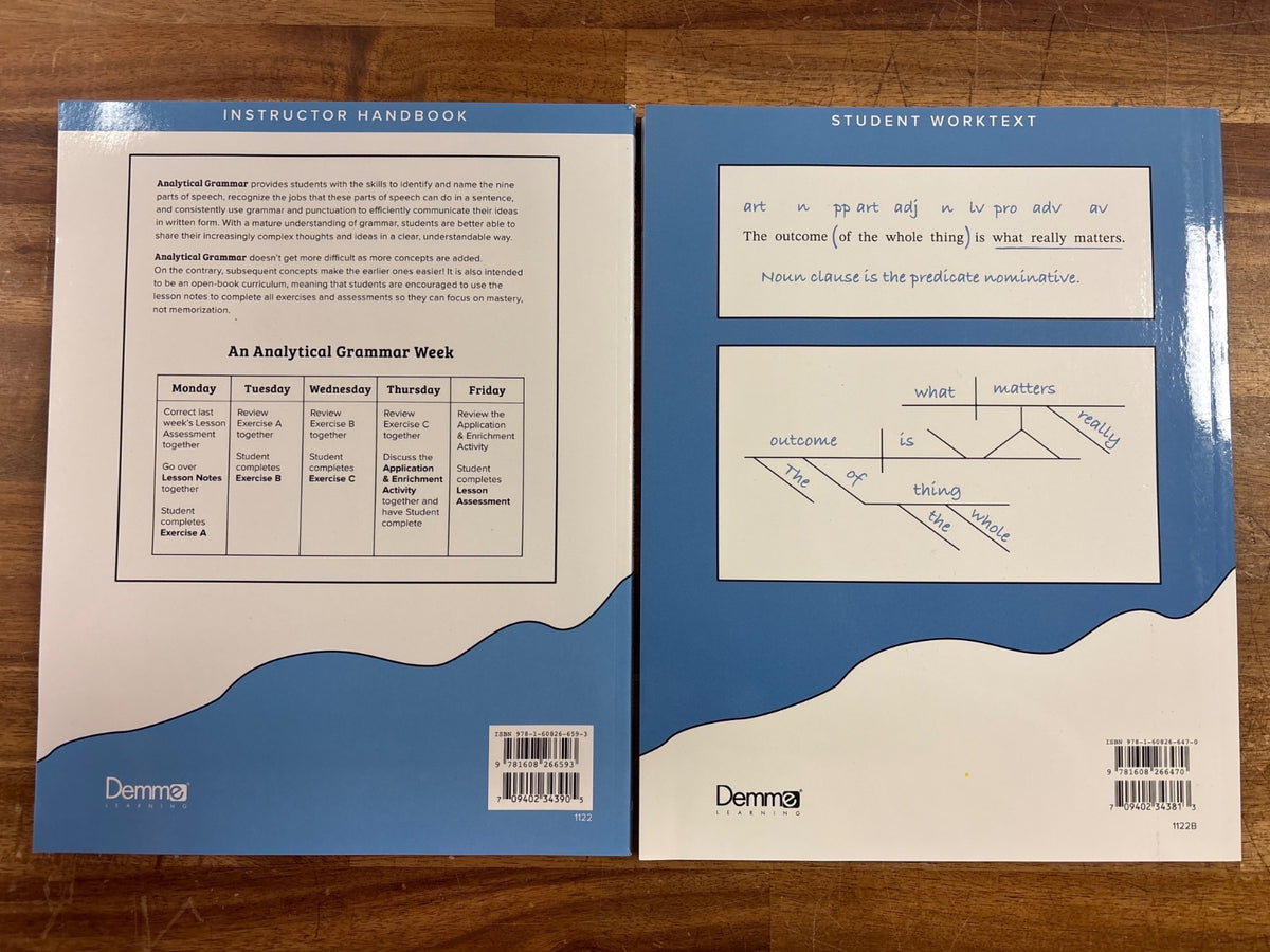 Analytical Grammar 4 Phrases and Clauses Instructor & Student Set — photo 2 of 2