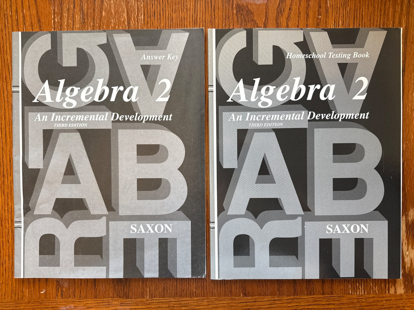 Saxon Algebra 2 3rd Ed Homeschool Kit Text/Key/Test Sol