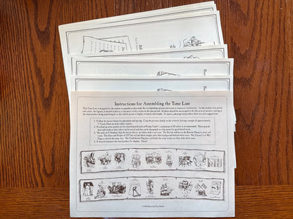 Early American History Time Line - Beautiful Feet Books 1992