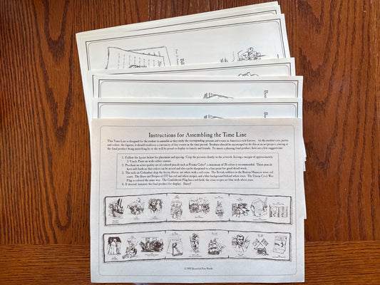 Early American History Time Line - Beautiful Feet Books 1992