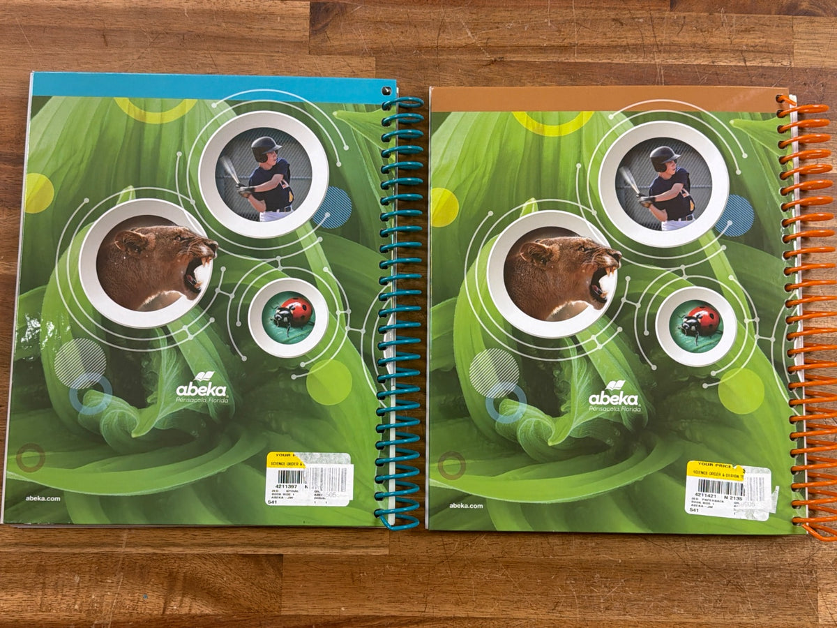 Abeka Science Order & Design Teacher Edition Vol 1 & 2
