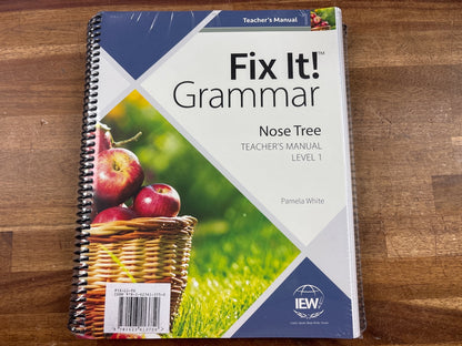 IEW Fix It! Grammar Nose Tree Level 1 Student & Teacher Set — photo 2 of 2