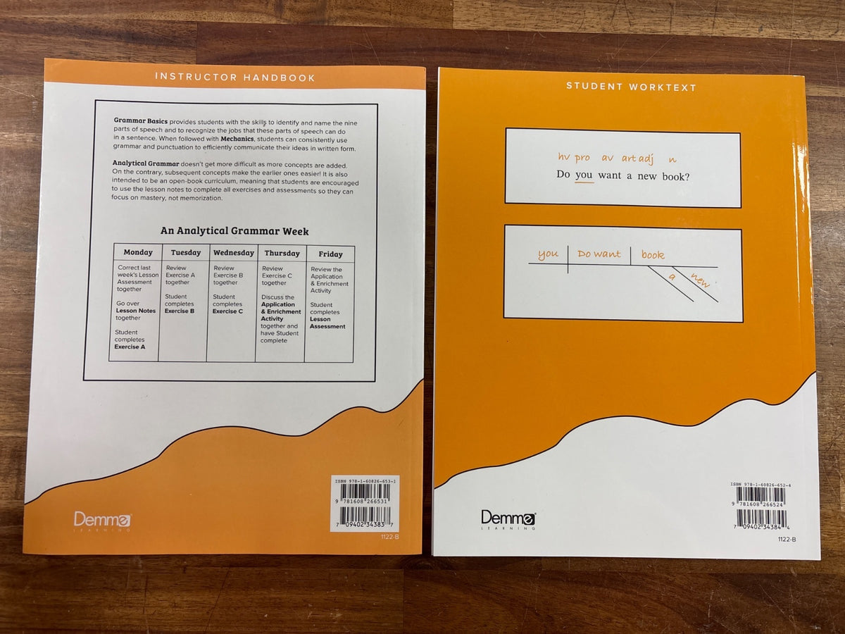 Analytical Grammar 1 Grammar Basics Instructor & Student Set — photo 2 of 2