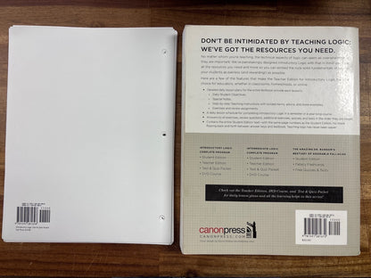 Introductory Logic Test & Quiz Packet + Teacher Edition Set