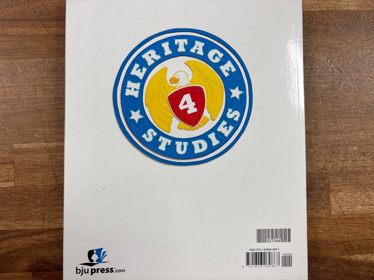 BJU Press Heritage Studies 4 Student Text Third Edition