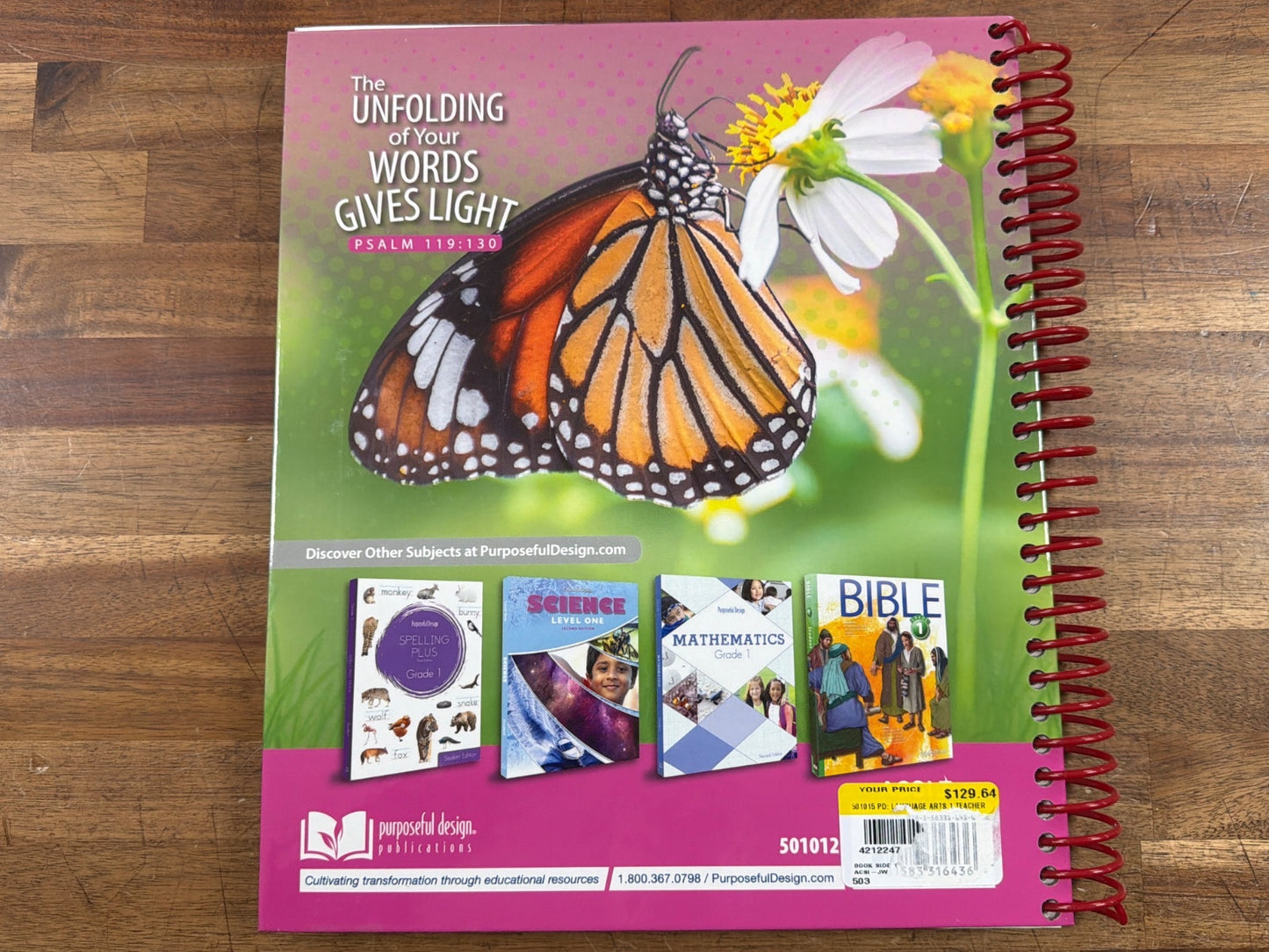 Purposeful Design Language Arts Grade 1 Teacher Edition