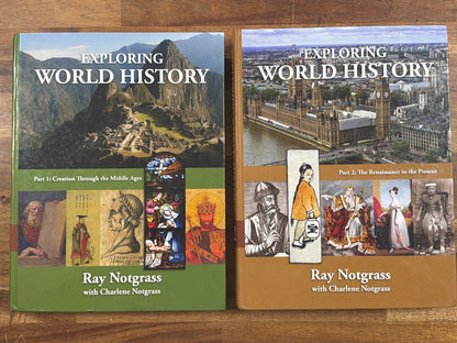 Notgrass Exploring World History Complete Set Parts 1&2
