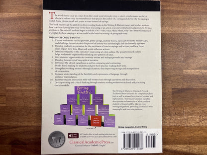 Writing & Rhetoric Book 4: Chreia & Proverb Teacher's Edition
