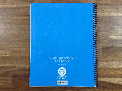My Father's World Language Lessons for Today Grade 3