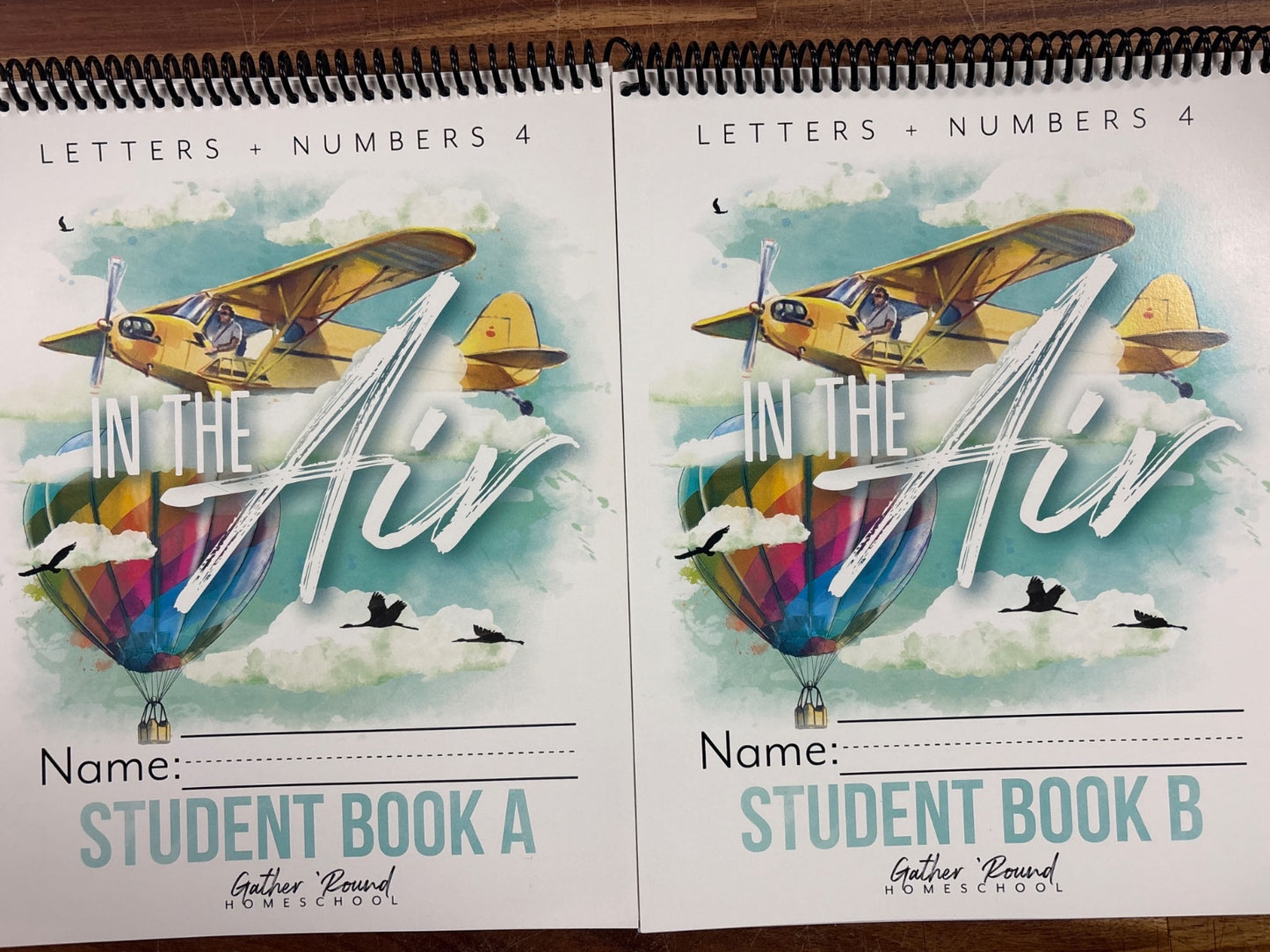 Gather 'Round Letters + Numbers 4 in the Air Curriculum Set