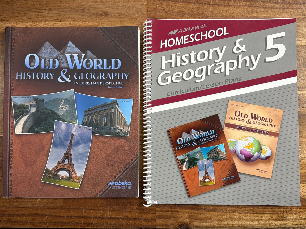 Abeka Old World History & Geography 5 Curriculum Set 4th Ed — photo 2 of 5