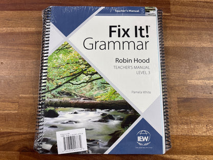 IEW Fix It! Grammar Robin Hood Level 3 Student & Teacher Set — photo 2 of 2