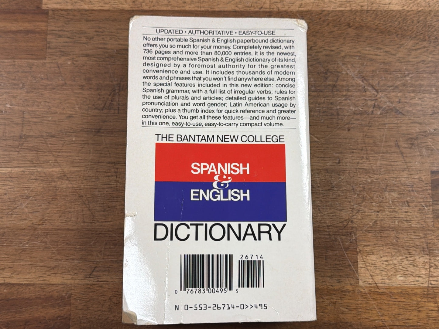 Bantam New College Spanish & English Dictionary
