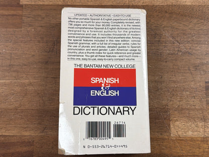Bantam New College Spanish & English Dictionary