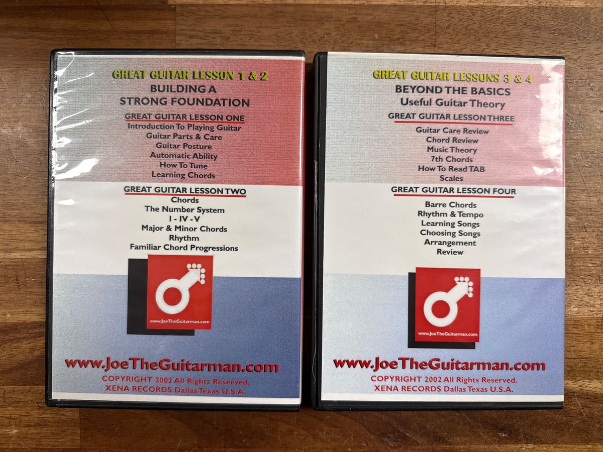 Great Guitar Lessons 1-4 DVD Set by Joe Pacciano C.G.P. — photo 2 of 2