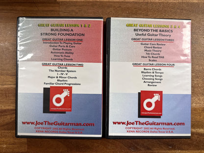 Great Guitar Lessons 1-4 DVD Set by Joe Pacciano C.G.P. — photo 2 of 2