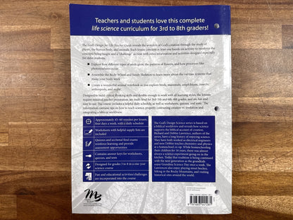 God's Design for Life Teacher Guide 3rd-8th Grade