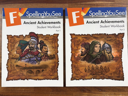 Spelling You See Level F Ancient Achievements Complete Set