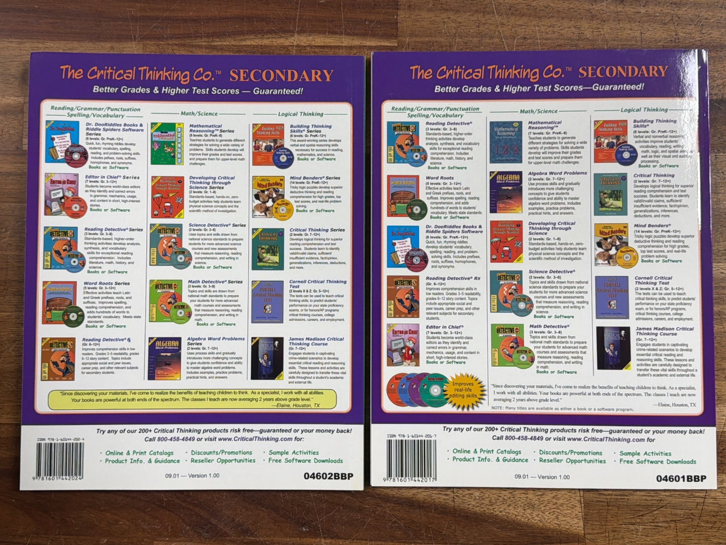 Critical Thinking Co. Daily Mind Builders & Writing Skills Set